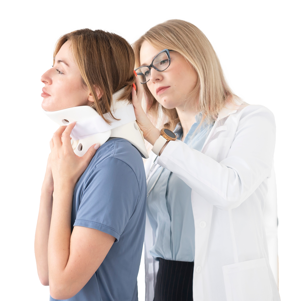 Medical Staff helping Patient